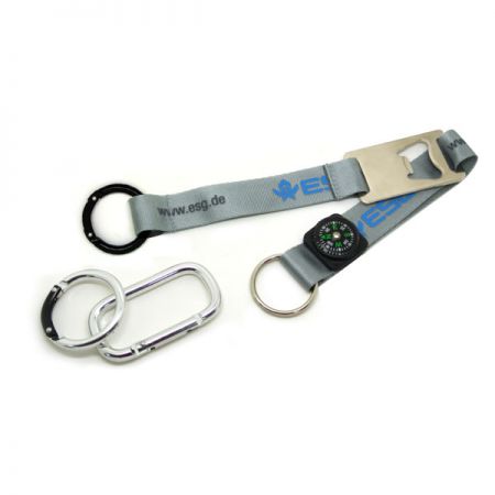 compass lanyard carabiner bottle opener safety