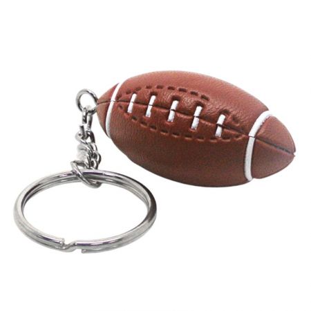 Brelok do kluczy z futbolem amerykańskim z niestandardowym logo - Brelok piłkarski