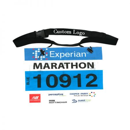 Custom Marathon Number Belt - Custom Marathon Number Belt
