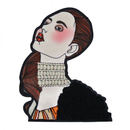 Stylish Special Chenille Patch - Girl Chenille Patch