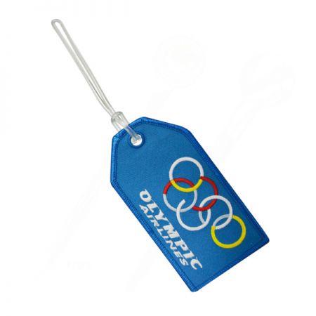 Olymic Airlines Embroidered Luggage Tag - Olymic Airlines Embroidered Luggage Tag