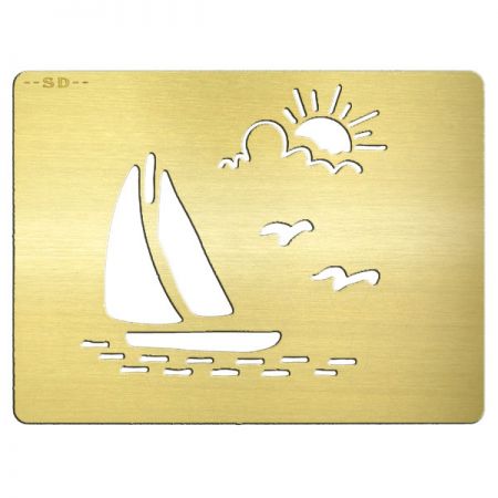 Dostosowana metalowa wizytówka - Dostosowana wytrawiona metalowa karta