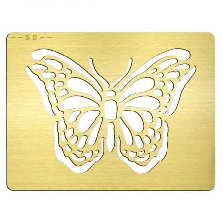 Gold Metal Invitation Card - Gold Metal Invitation Card