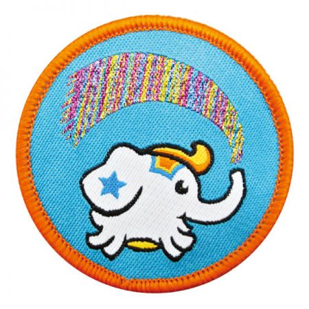 Rainbow Colored Woven Patches - Woven Patches Rainbow Color