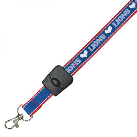 Multi Background Colored Polyester Lanyard - Multi Background Colored Polyester Lanyard