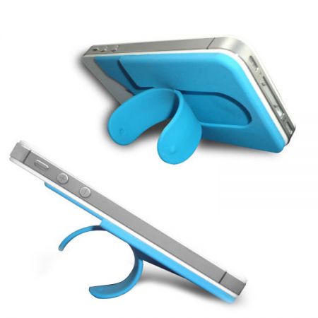 Mobiltelefonstativ i silikon med korthållare - Mobiltelefonstativ i silikon med korthållare