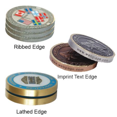Additional Diamond Cut Patterns for the Edge Side of Challenge Coins