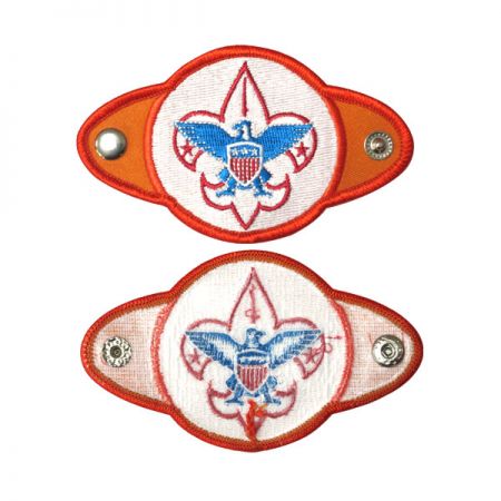 Embroidery Scout Neckerchief Woggle - Embroidery Scout Neckerchief Woggle