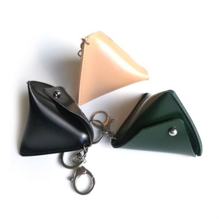 various color triangle coin pouch