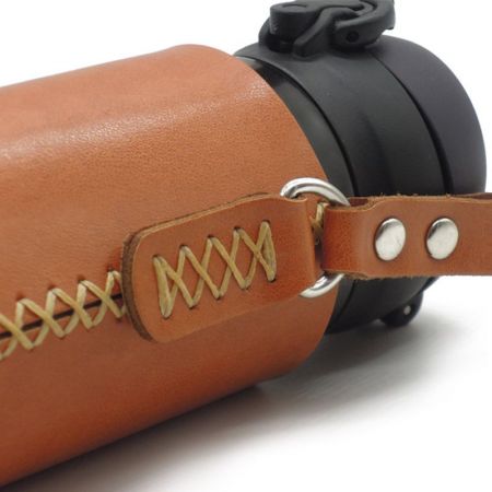leather drink bottle cover sleeve