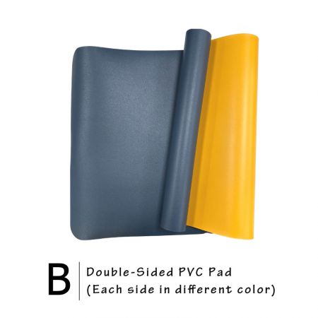 double sided table mat with different colors