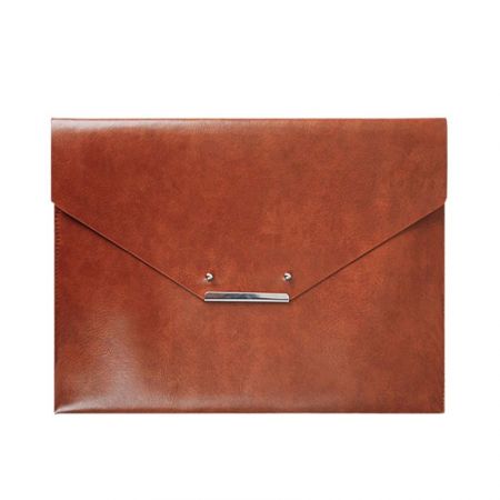 leather office file folder