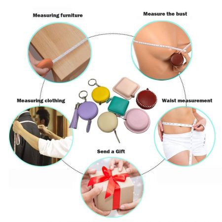 leather tape measure gift idea