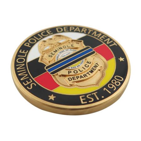 Zinc Alloy Coins with Enamel Colors - Zinc Alloy Coins with Enamel Colors