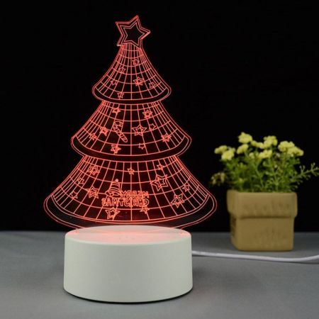 Christmas Tree 3D illusion LED lamp