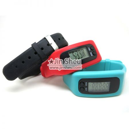 Silicone Pedometer Sport LED Watch - Silicone Pedometer Sport LED Watch