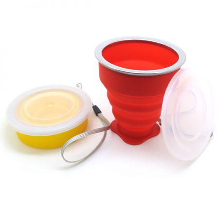 Collapsible Portable Silione Water Cup - Outdoor Silicone Portable Cup