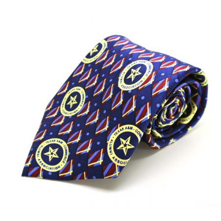 Custom Necktie with Printed Logo - Logo Printing Necktie