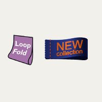 Loop Fold Woven Label