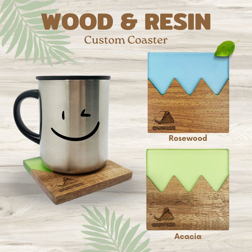 Wood Resin Coaster