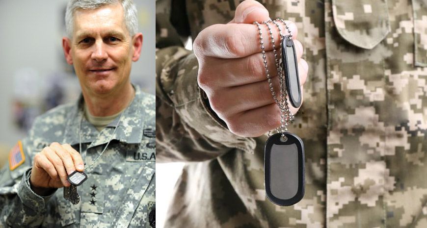wholesale military dog tag necklaces
