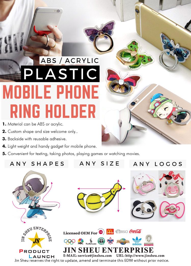 wholesale acrylic phone ring holders