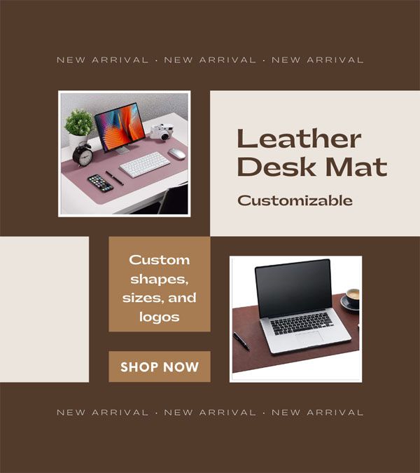 Custom Leather Desk Mat
