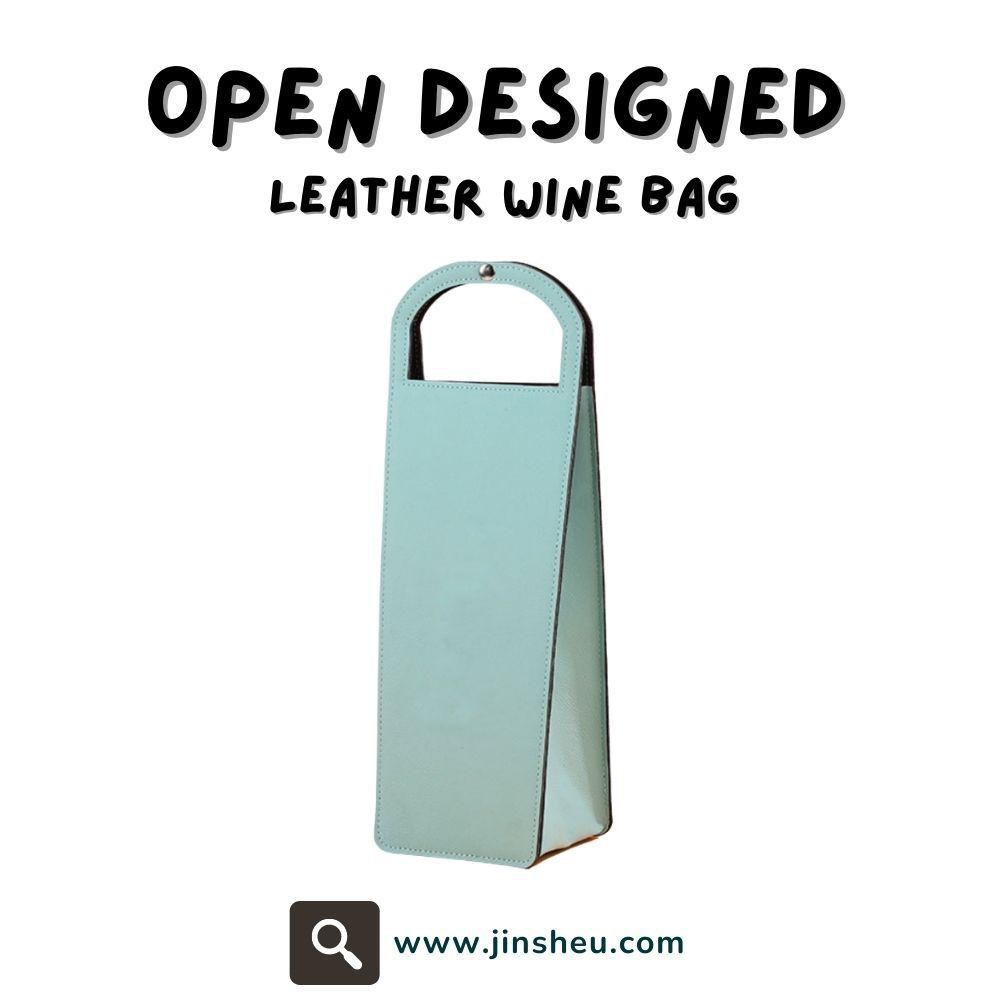 leather wine bottle bag wholesale