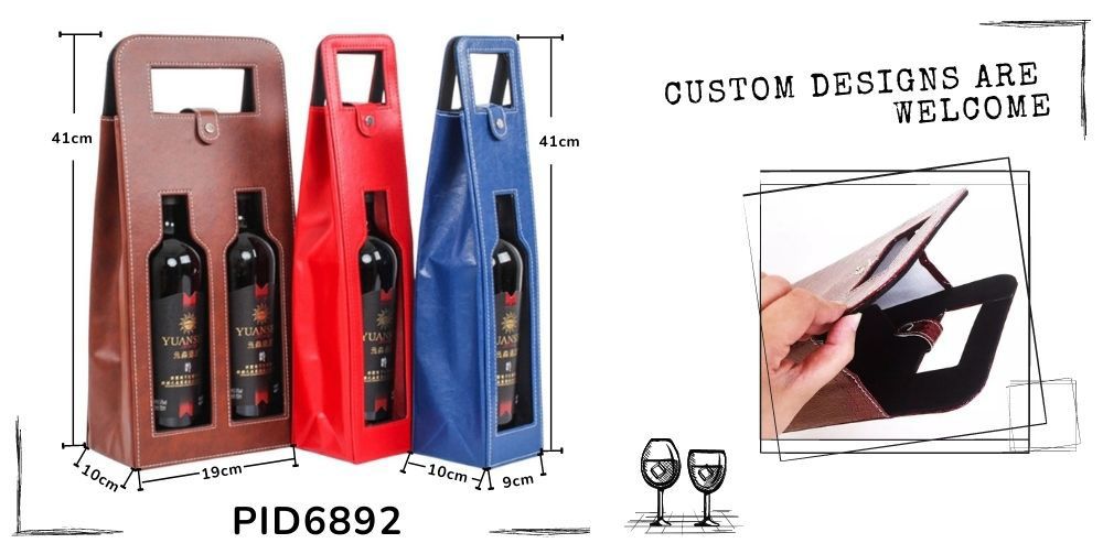 dimension for wine bag