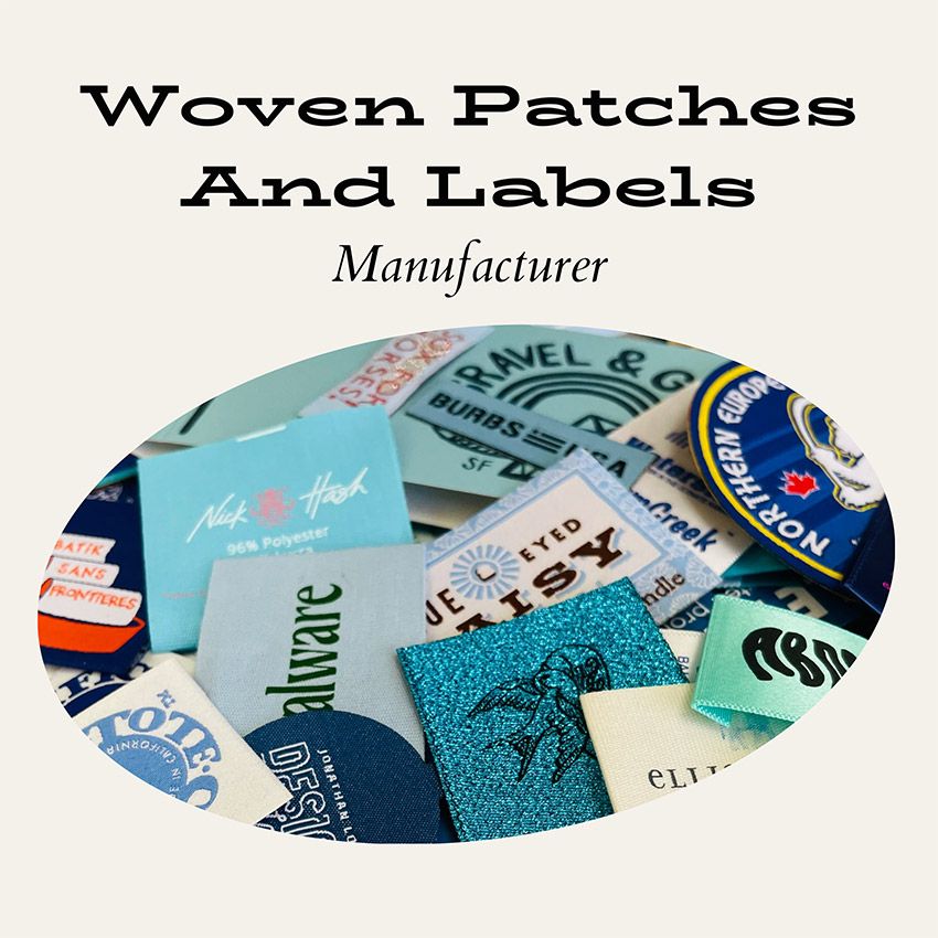 Woven label patch