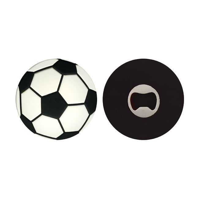 Soccer Ball Bottle Openerpvc bottle opener พวงกุญแจ เข็มกลัดเคลือบ สินค้าส่งเสริมการขาย จิน เชอ