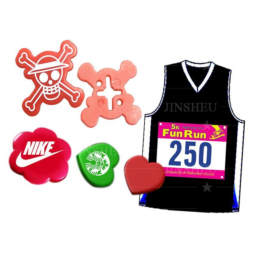 Personalized Running Bib Clips Promotional Products & Items
