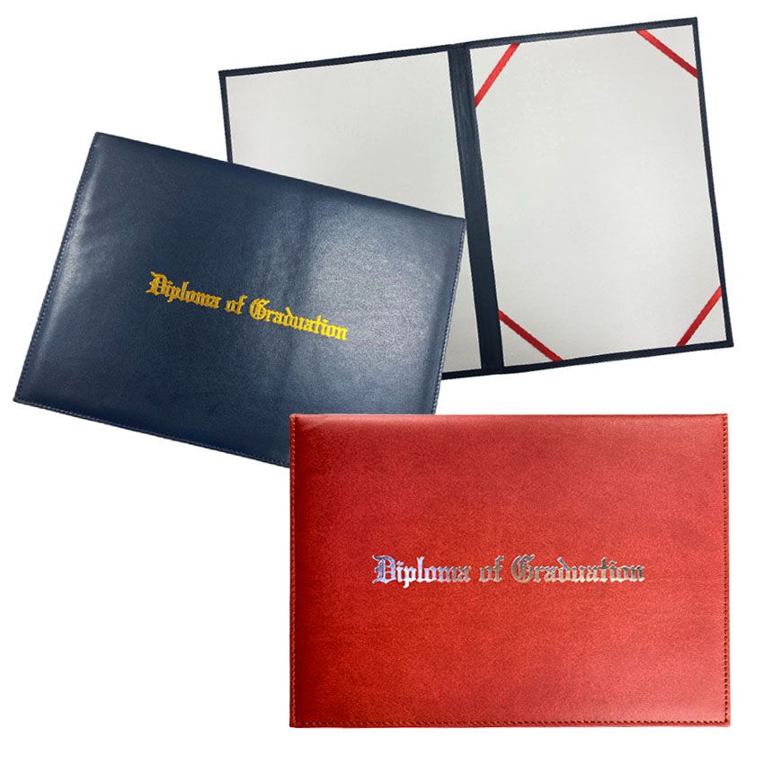 Leather Certificate Holder - Custom Certificate Holders & Diploma Cover