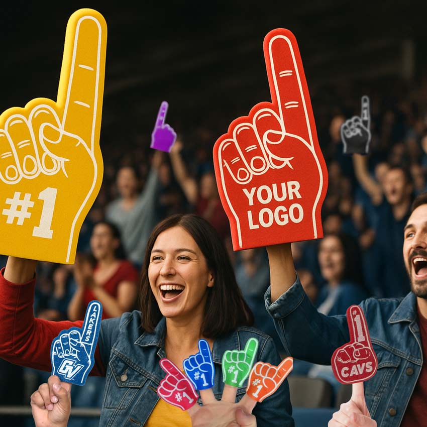 Foam Hand & Foam Finger Show your big support with our giant foam