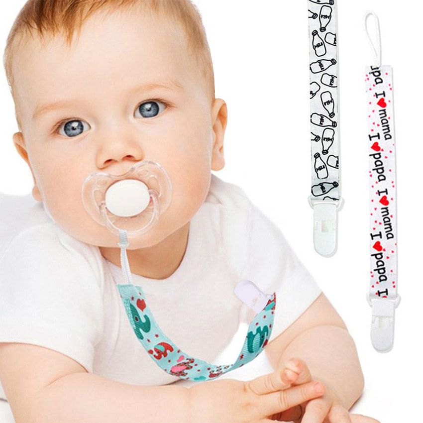 Hot Baby Kids Anti-lost Dummy Pacifier Soother Nipple Strap Chain Clip Holder