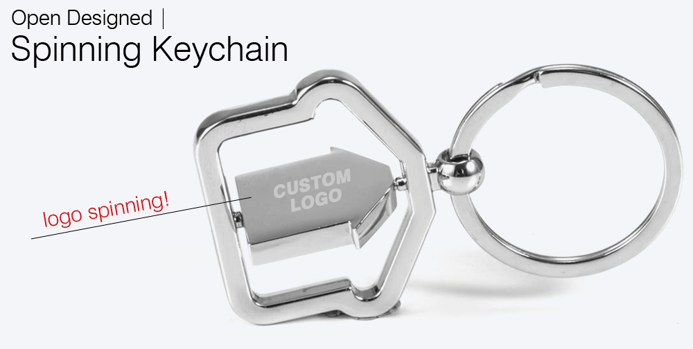 Custom Spinning Keychains Promotional Products Supplier Jin Sheu