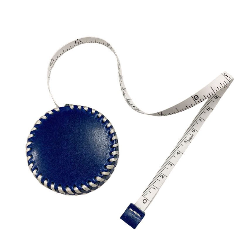 MultiColor Leather Retractable Measuring Tape standard leather case