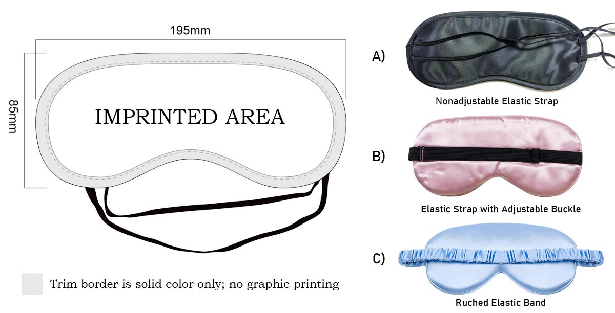 カスタムロゴ付きプロモーションスリープアイマスクフリーサイズの伸縮性のあるヘッドバンド付きのカスタムアイマスクプレゼント 織物および刺繍