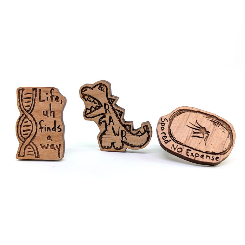 Laser Cut Wooden Lapel Pins Promotional Products And Items