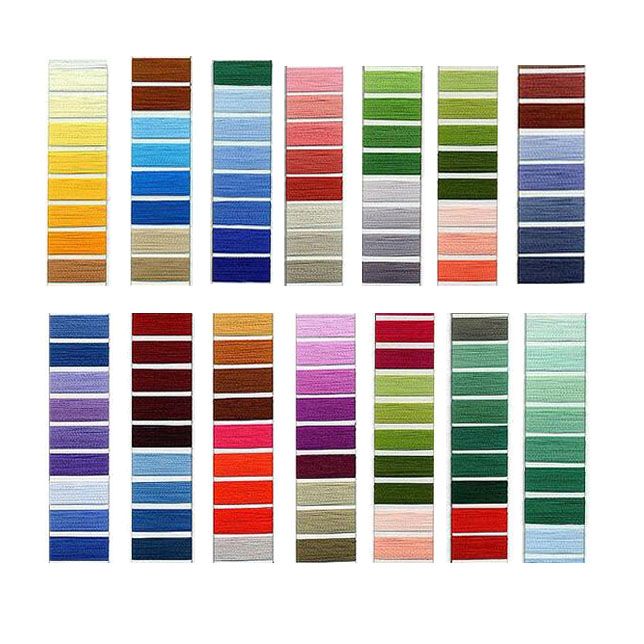 Embroidery Patch Color Charts - Fabric and Thread's color charts ...