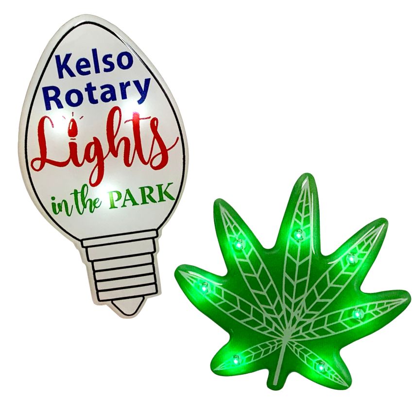 LED Blinky Light Pins Custom LED Pins with Flashing Blinky Lights