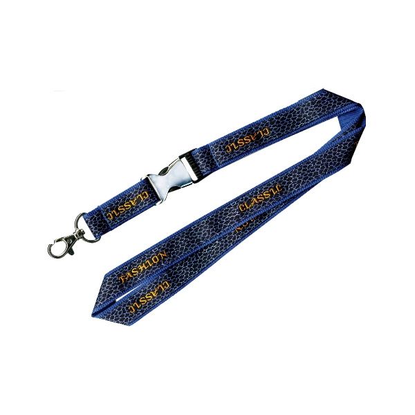 Customized Double Layer Lanyard with Woven - Dye-Sublimated Double ...