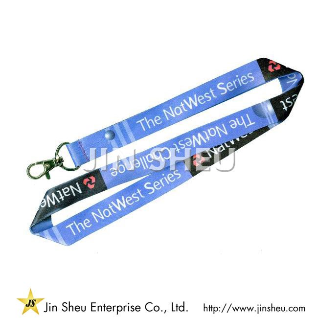 Heat Transfer lanyards dye sublimation printer lanyard Keychain