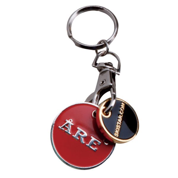 Soft Enamel Trolley Coin Keychain Coin Keychain 