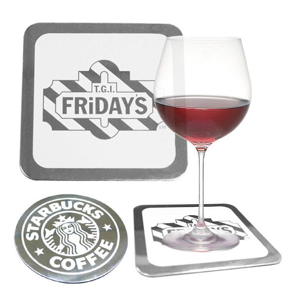 Personalized Restaurant Bar Metal Coaster custom photo etched metal
