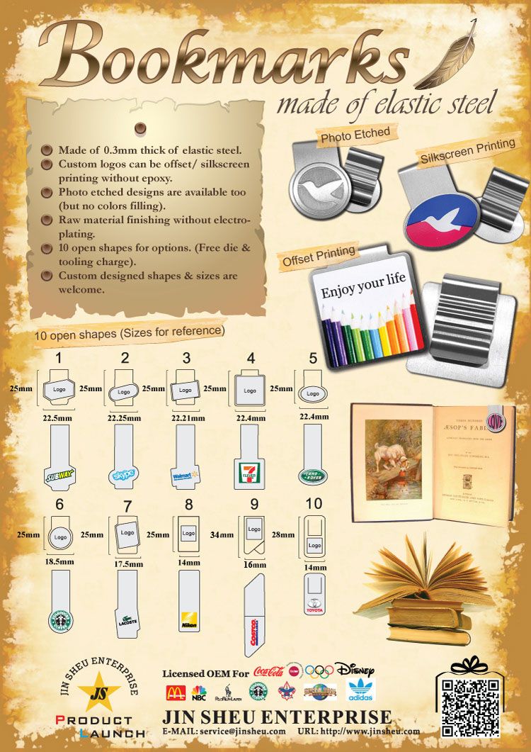 Best selling bookmarksOrder custom bookmarks พวงกุญแจ เข็มกลัดเคลือบ