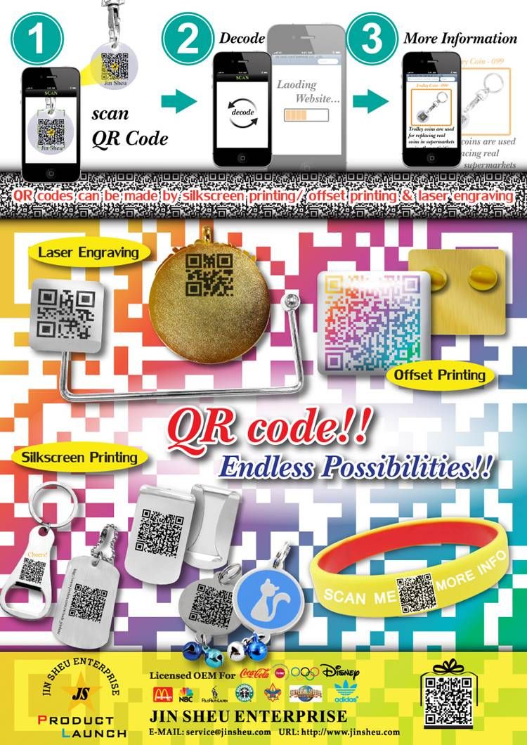 QR code!! Endless Possibilities!! Promotional Products & Items