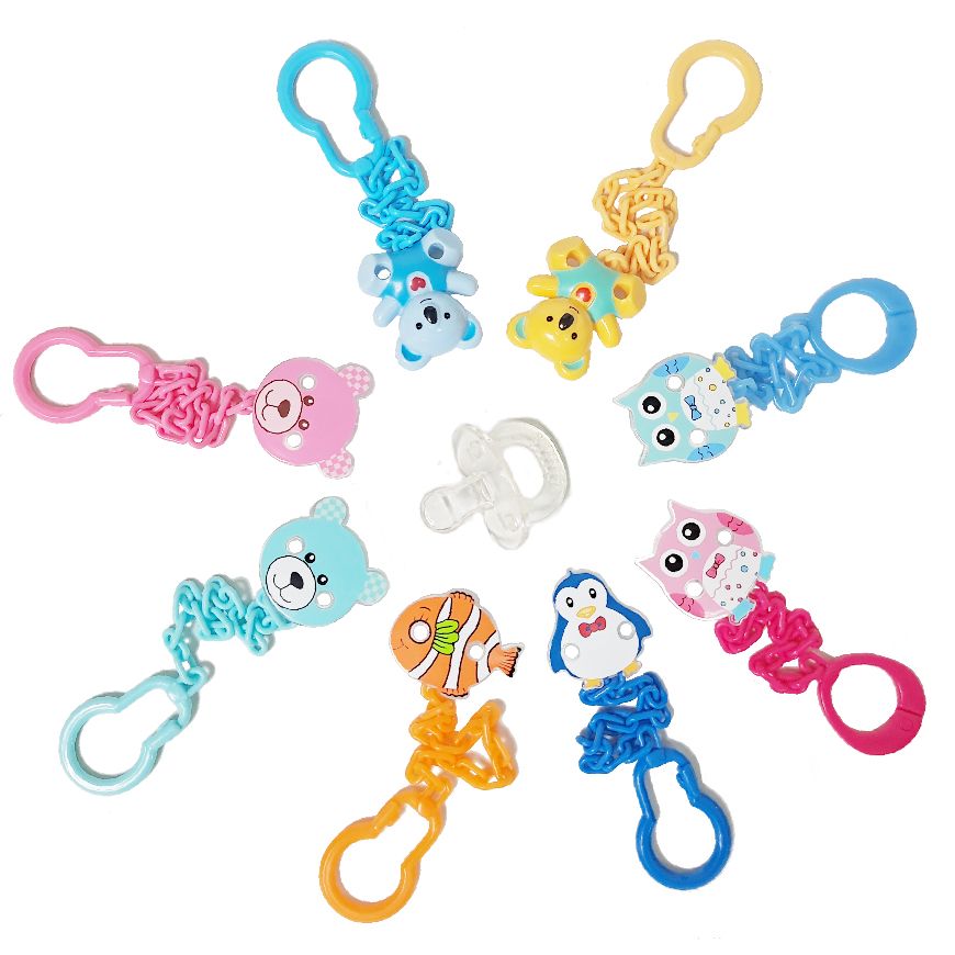 Pacifier Chains made of NON TOEIX MATERIAL, Made in Taiwan