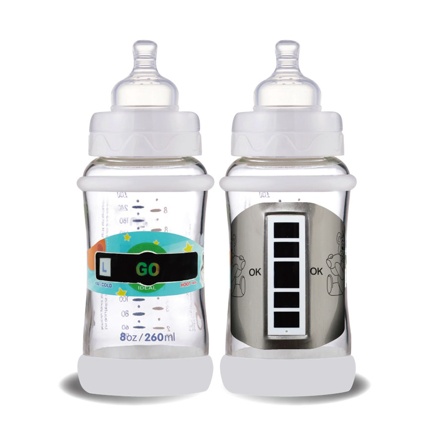 赤ちゃんのやけどを防ぐために、いつでもミルクの温度を測定してください。