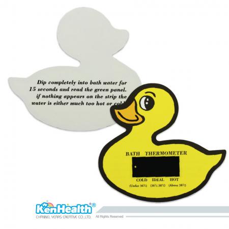 Bath Thermometer Card Duck